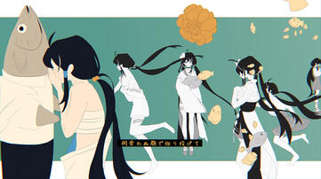 福寿草(illust & movie)